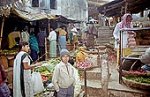 Varanasi - the old city is a cramped labyrinth crowded by pilgrims and street sellers